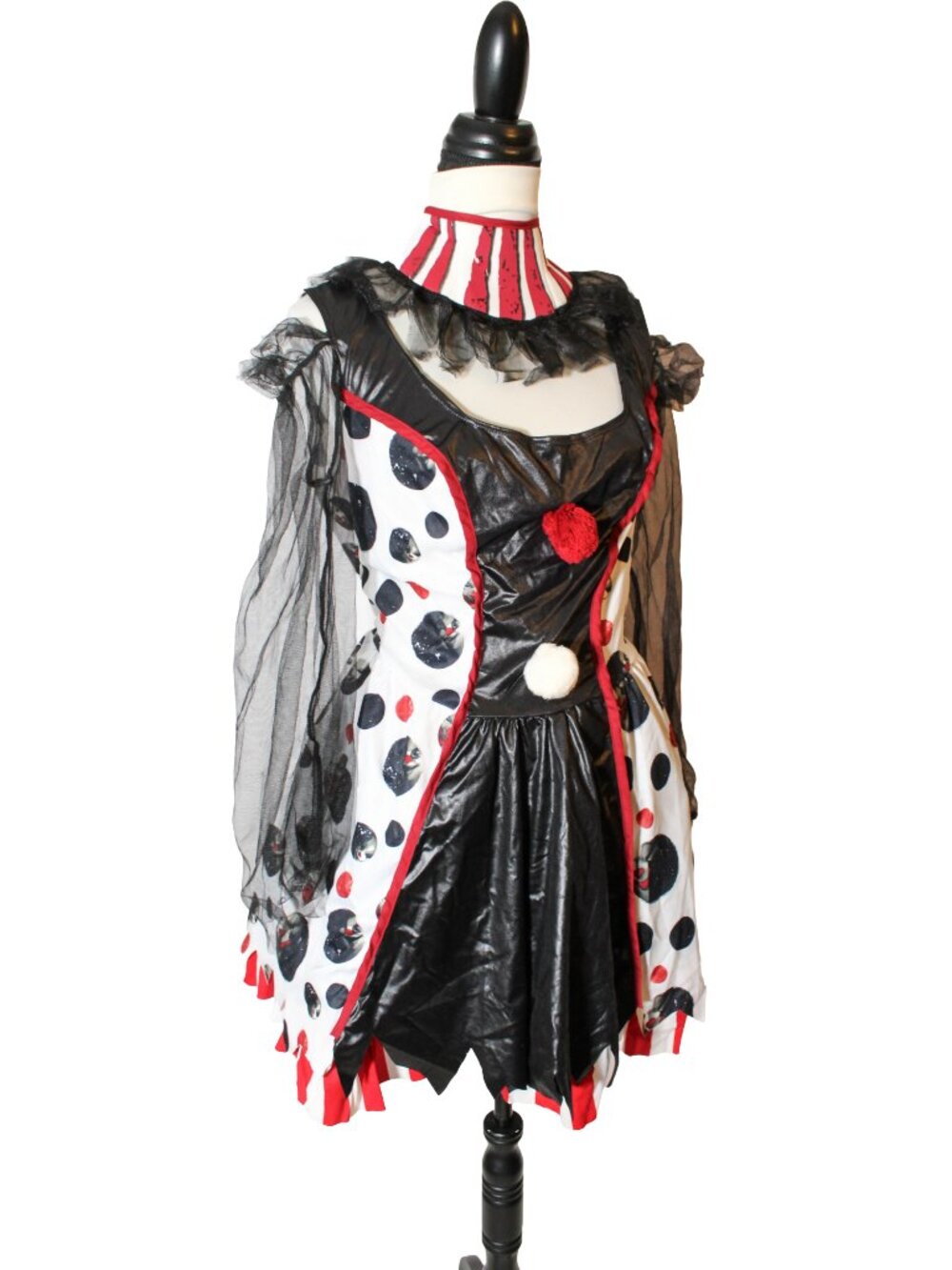 Spirit Halloween Womens Twisted Evil Clown Costume XL - Picture 4 of 9